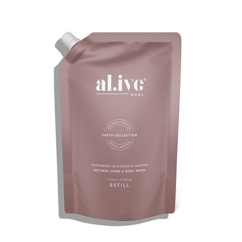 1 Ltr Wash Refill - Raspberry Blossom & Juniper