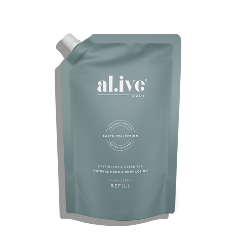 1 Ltr Lotiom Refill - Kaffir Lime & Green Tea
