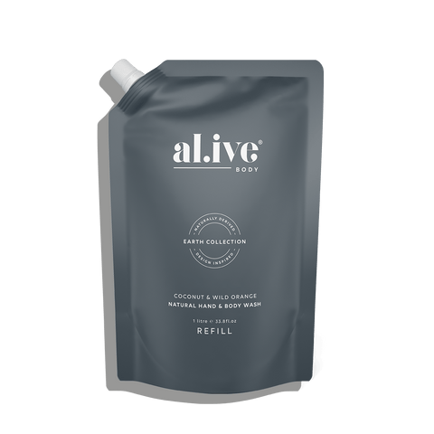 1 Ltr Wash Refill - Coconut & Wild Orange