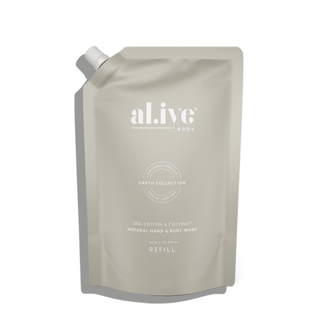 1 Ltr Wash Refill - Sea Cotton & Coconut