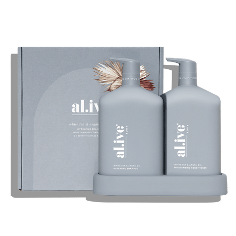 Shampoo & Conditioner Duo - White Tea & Argan Oil