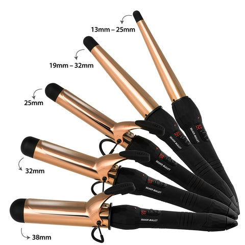 Silver Bullet Fastlane Titanium Rose Gold Curling Iron
