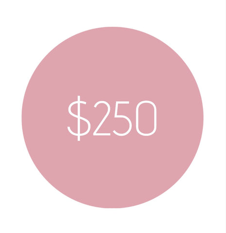 $250 STORE CREDIT